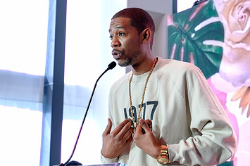 Young Guru speaking at the DJ Khaled "We the Best" Press Conference at W South Beach