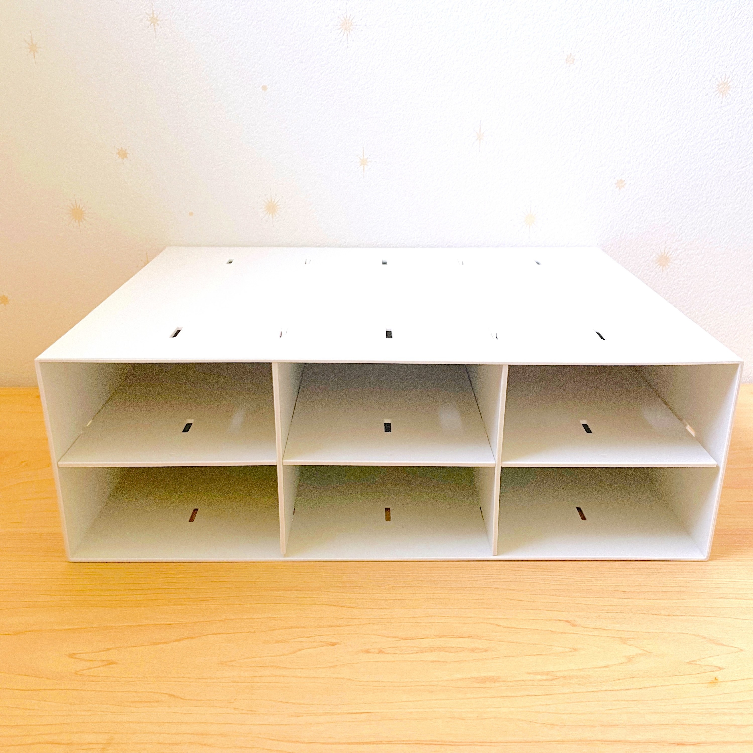 無印良品のおすすめ収納グッズ「ポリプロピレン小物収納ボックス6段・ホワイトグレー」