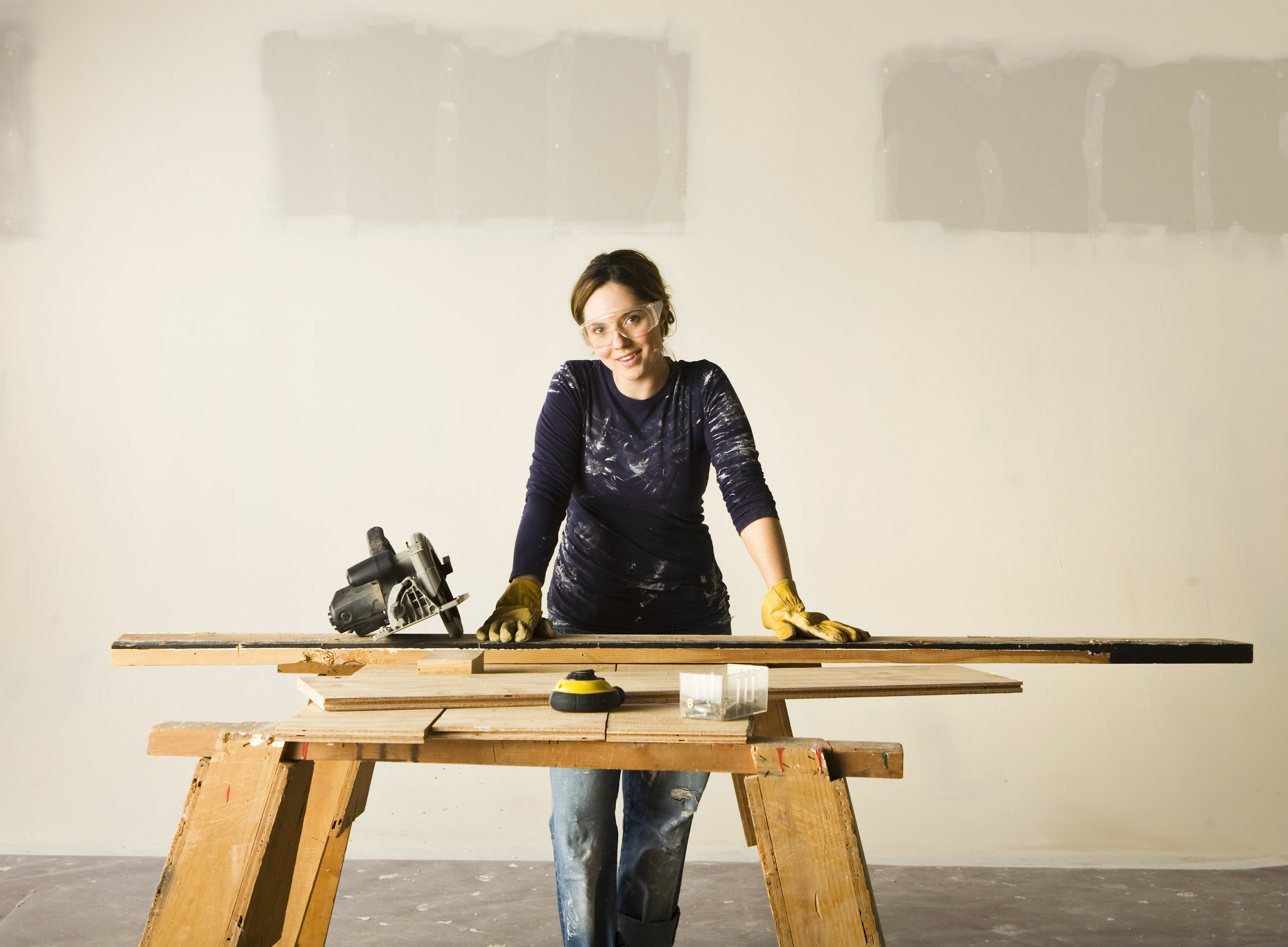 woman working with tools