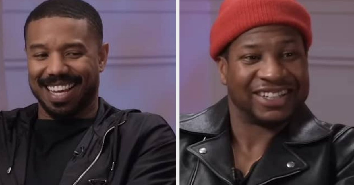 Michael B. Jordan And Jonathan Majors Were Caught In 4K Checking Out A Reporter As She Walked Away, And The Reporter Responded