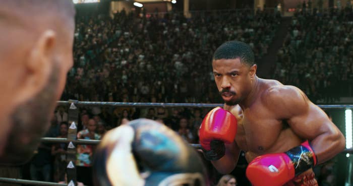 michael b jordan boxing in the film