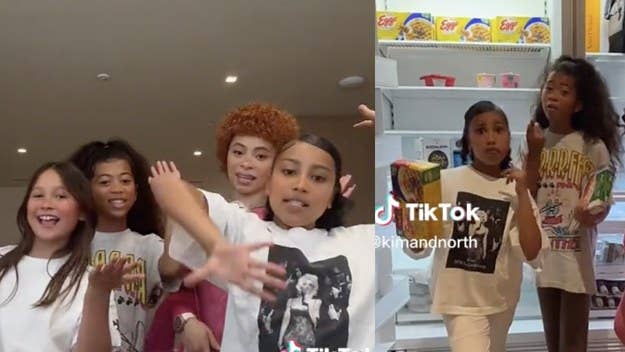 Ice Spice, as well as Kim Kardashian and North's account, shared a TikTok of North and Ice Spice hanging out and singing “Boy's a liar Pt. 2.”