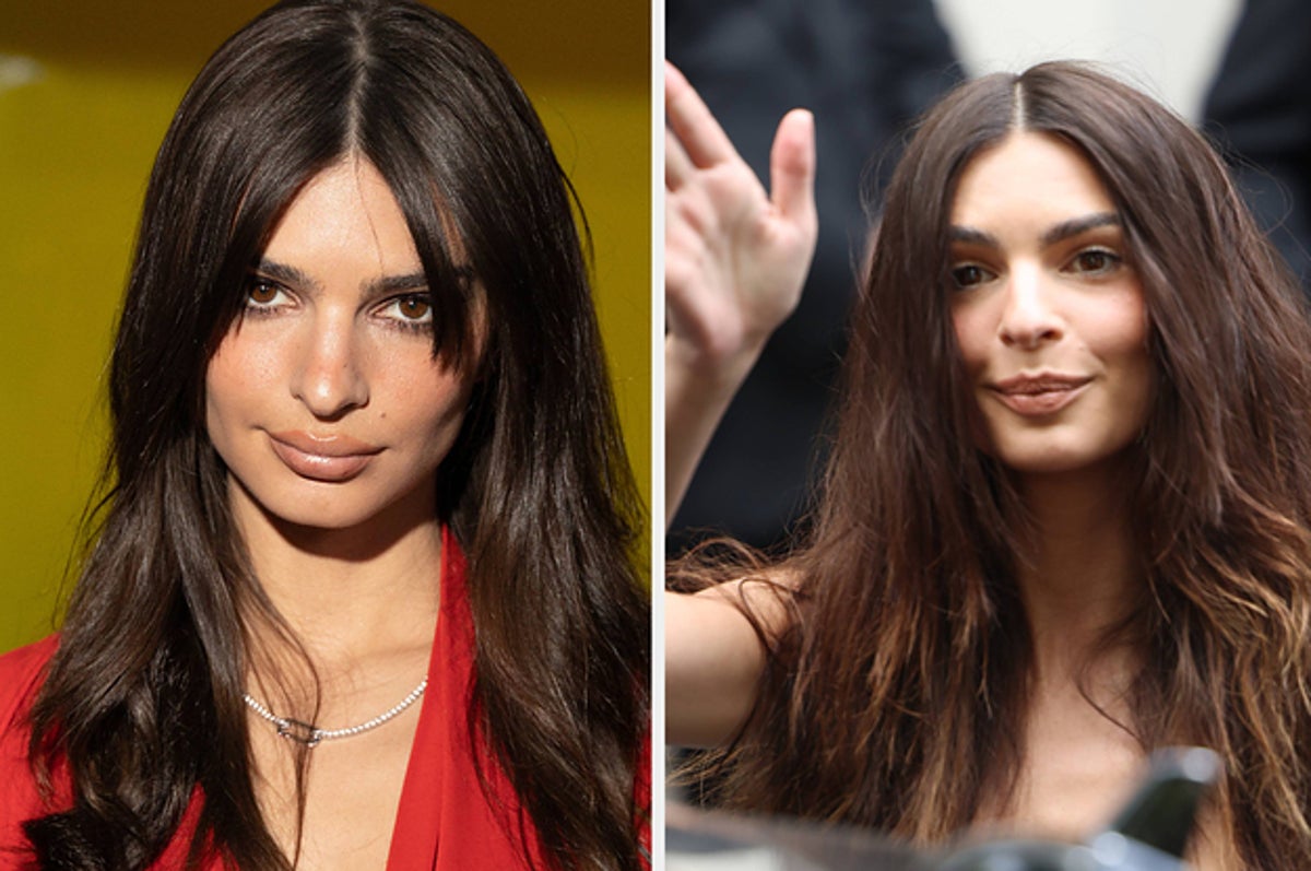 Emily Ratajkowski Is a Flower in Bloom at Loewe's Paris Fashion Show