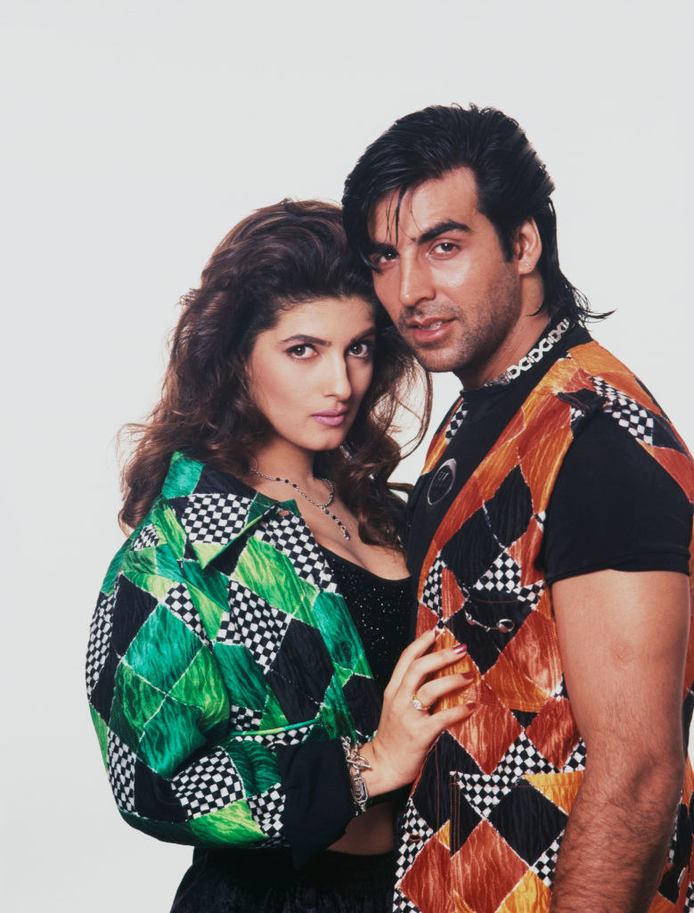 1996, Portrait of Akshay Kumar and Twinkle Khanna