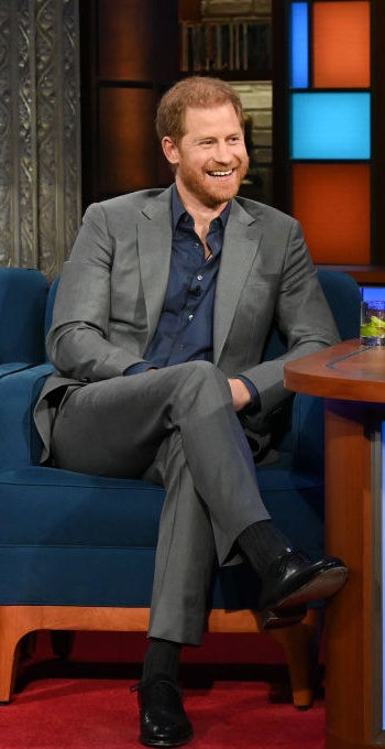 Closeup of Prince Harry