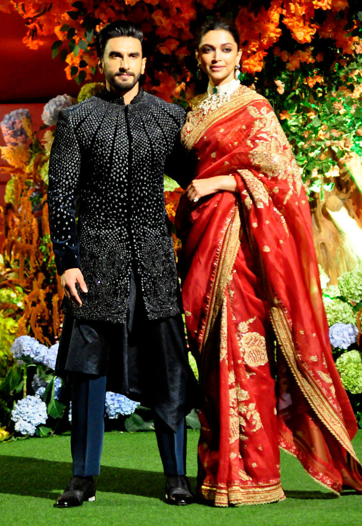 Ranveer Singh And Deepika Padukone attend the Anant Ambani and Radhika Merchant&#x27;s engagement ceremony