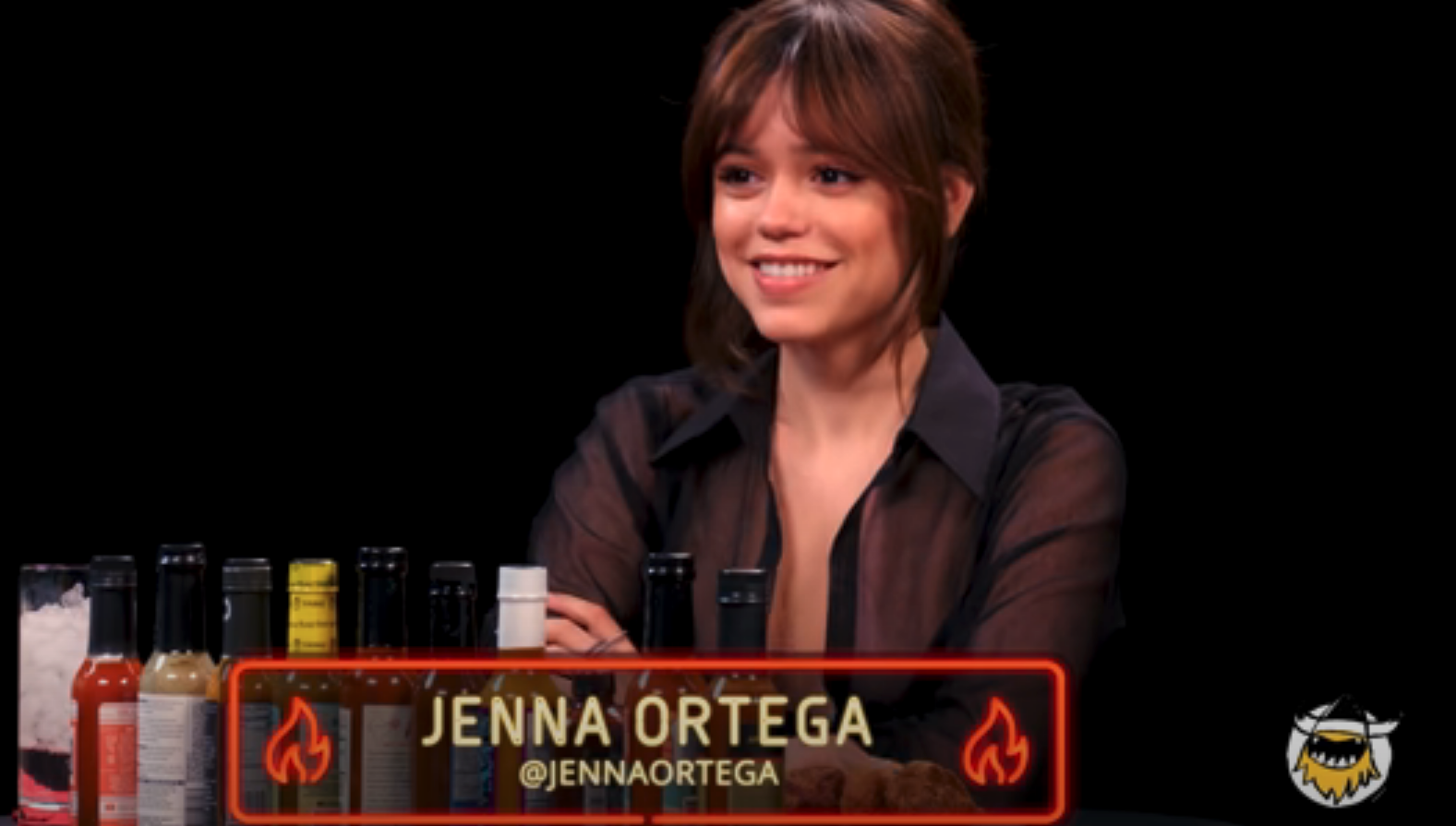 Jenna Ortega on &quot;Hot Ones&quot;
