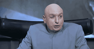 Dr Evil character from Austin Powers film