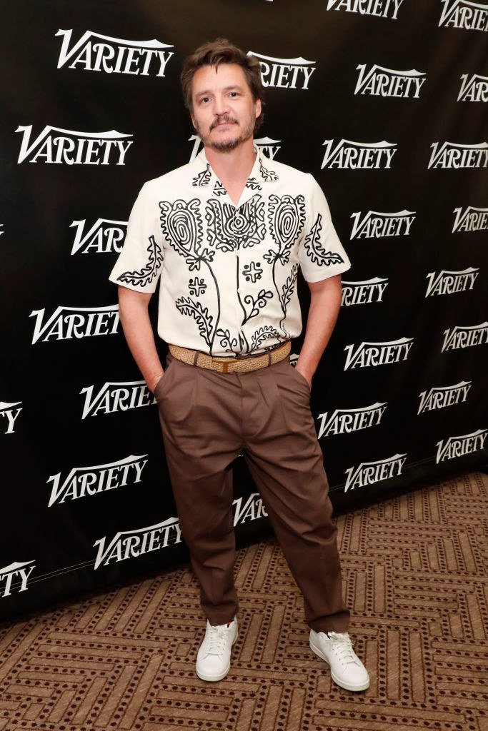 Pedro Pascal at a premiere