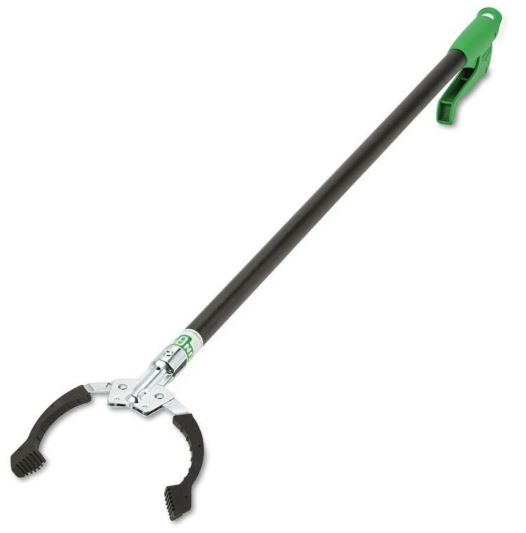 Image of black and green extension arm