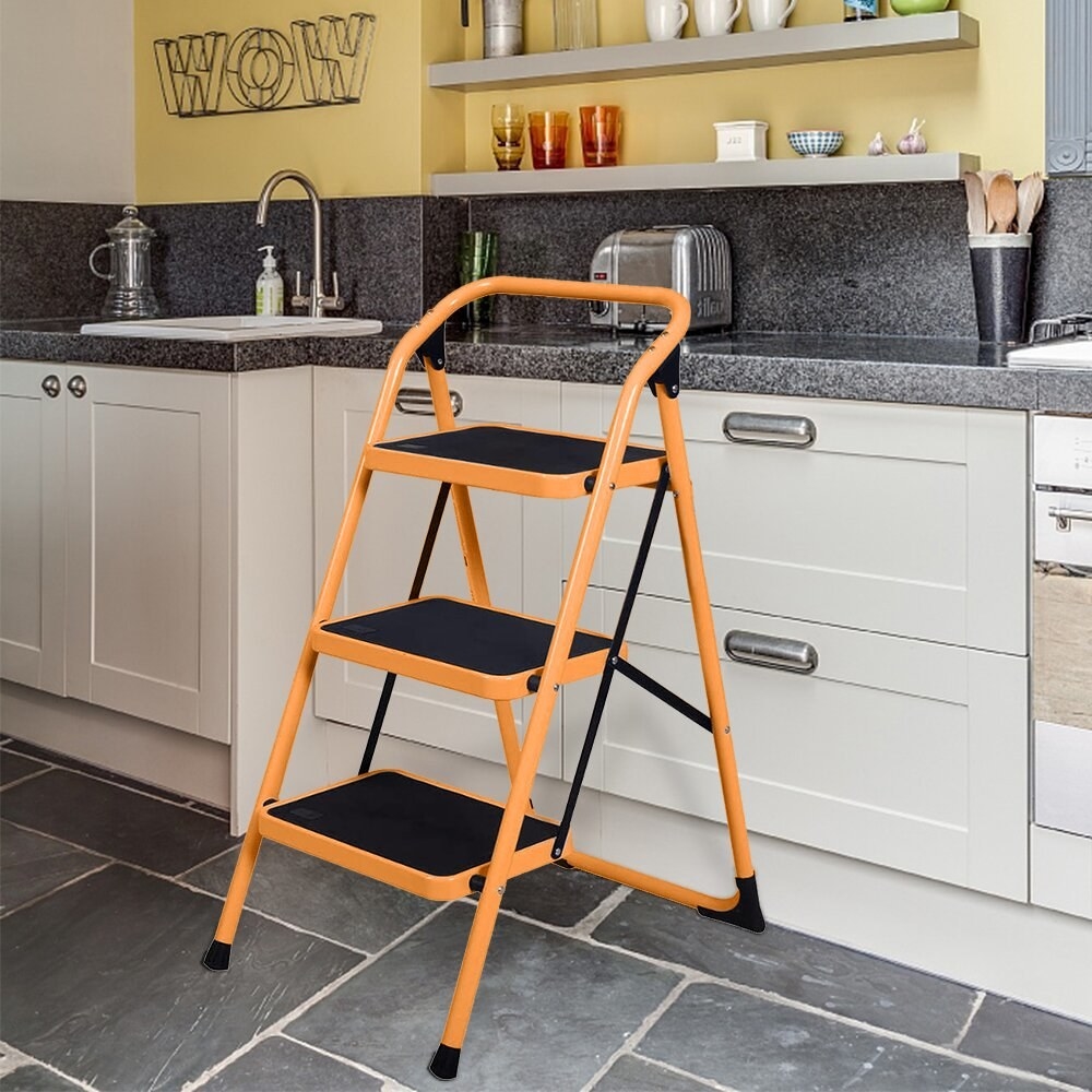 Image of orange step stool