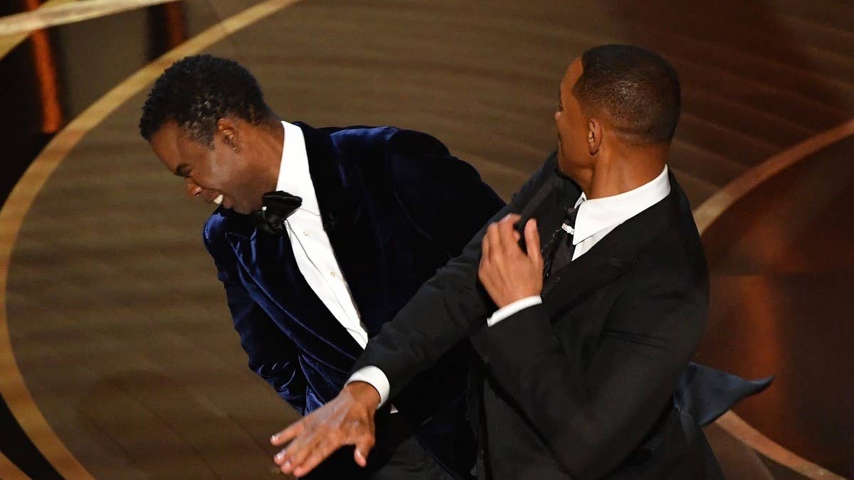 The comedian referenced the infamous moment in 'Chris Rock: Selective Outrage.' The special marked the first global live event to ever stream on Netflix.
