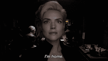 GIF of Gotham actor saying, &quot;I&#x27;m home.&quot;