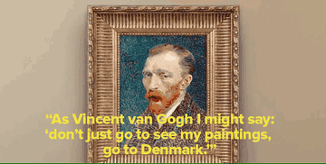Portrait of Vincent van Gogh speaking