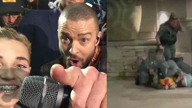 The arrest took place last month, notably on the eve of this year's Super Bowl. Back in 2018, Selfie Kid went viral thanks to a Justin Timberlake pic.