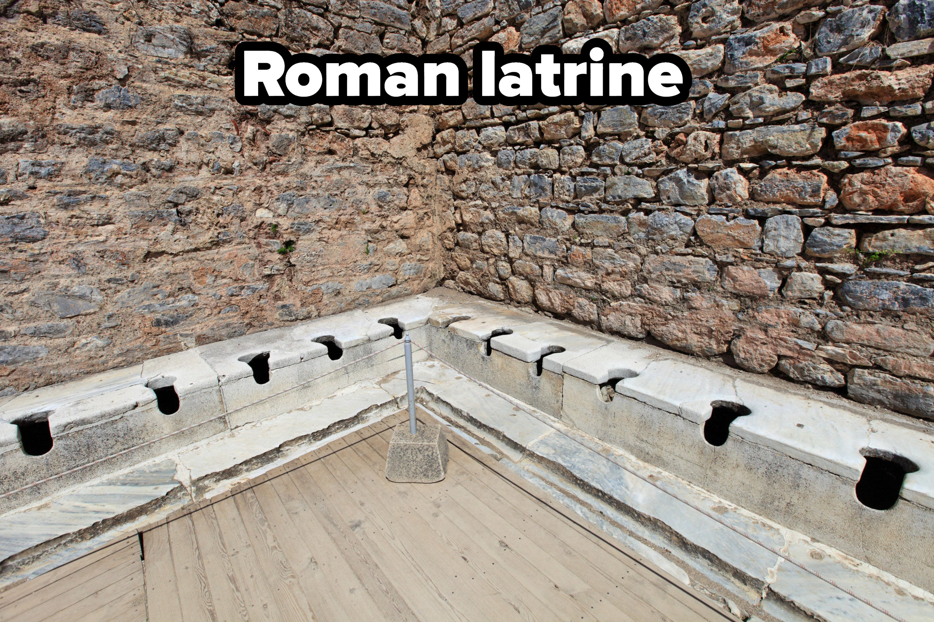 Roman latrine