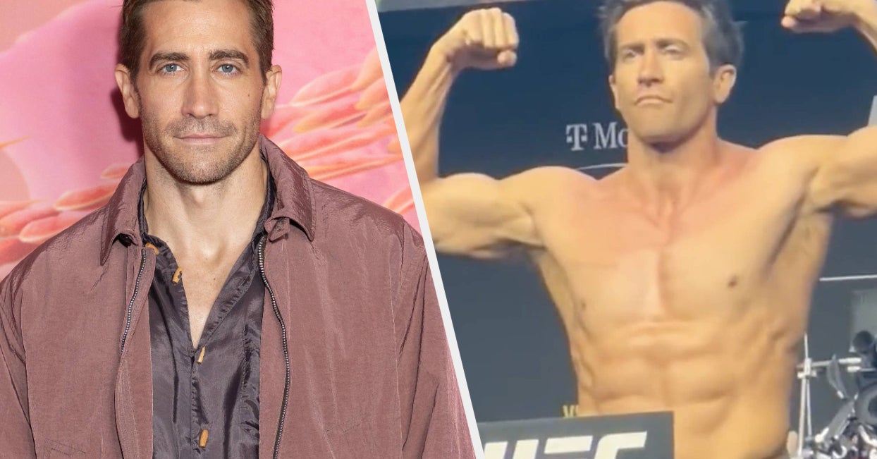 Jake Gyllenhaal Got In The Ring During A Real UFC Event, And It Was All Caught On Camera