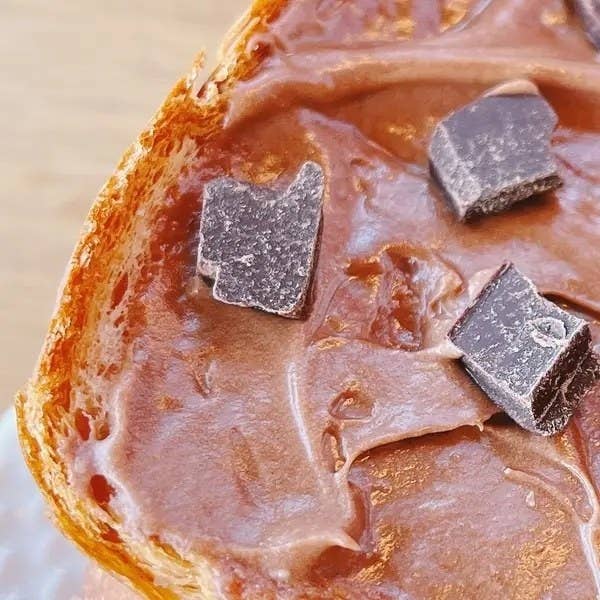 星乃珈琲店のおすすめモーニングメニュー「生チョコトースト」