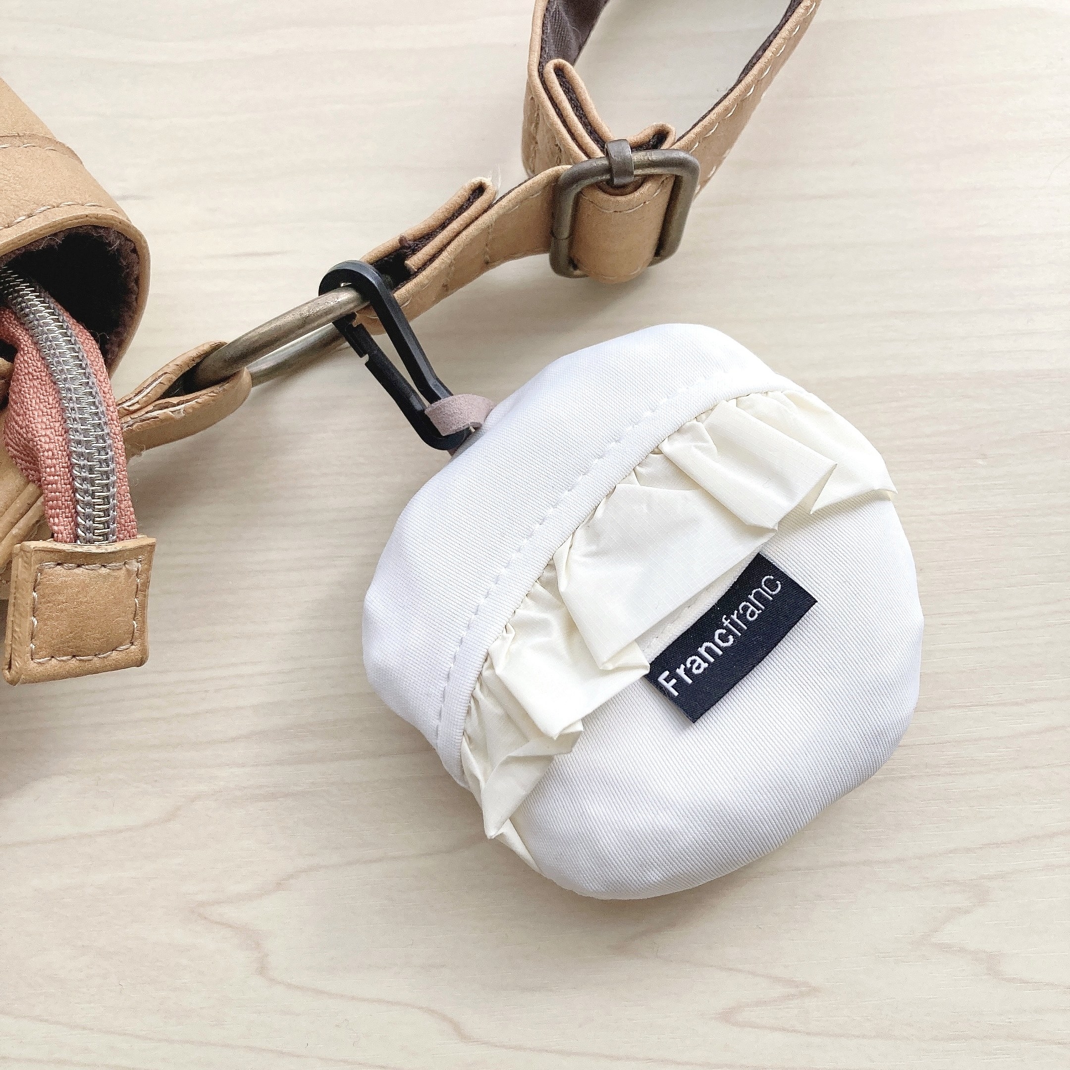 Francfranc(フランフラン)のオススメのエコバッグ「くしゅらくエコバッグ フリル」