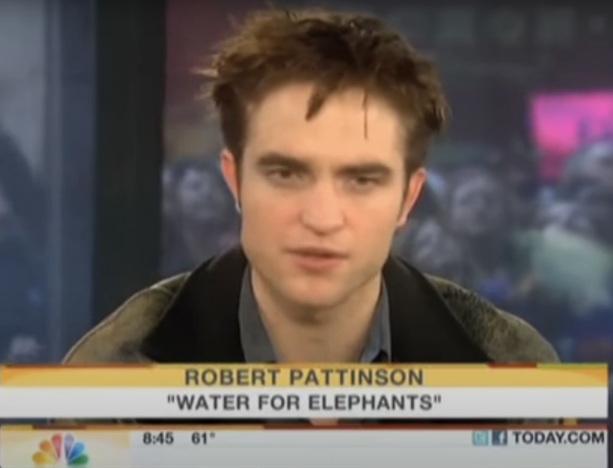 Robert Pattinson in an interview