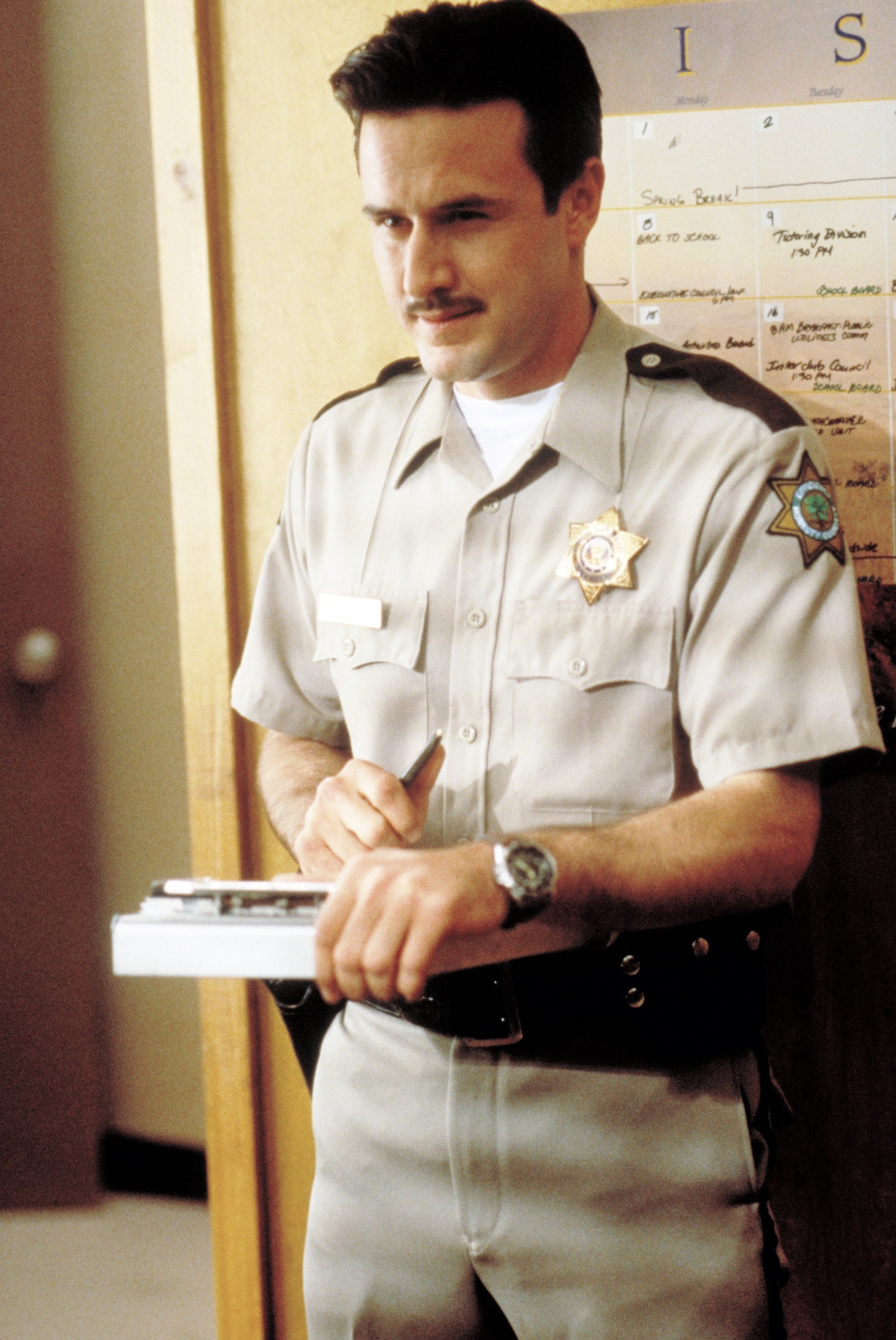 david in the police uniform