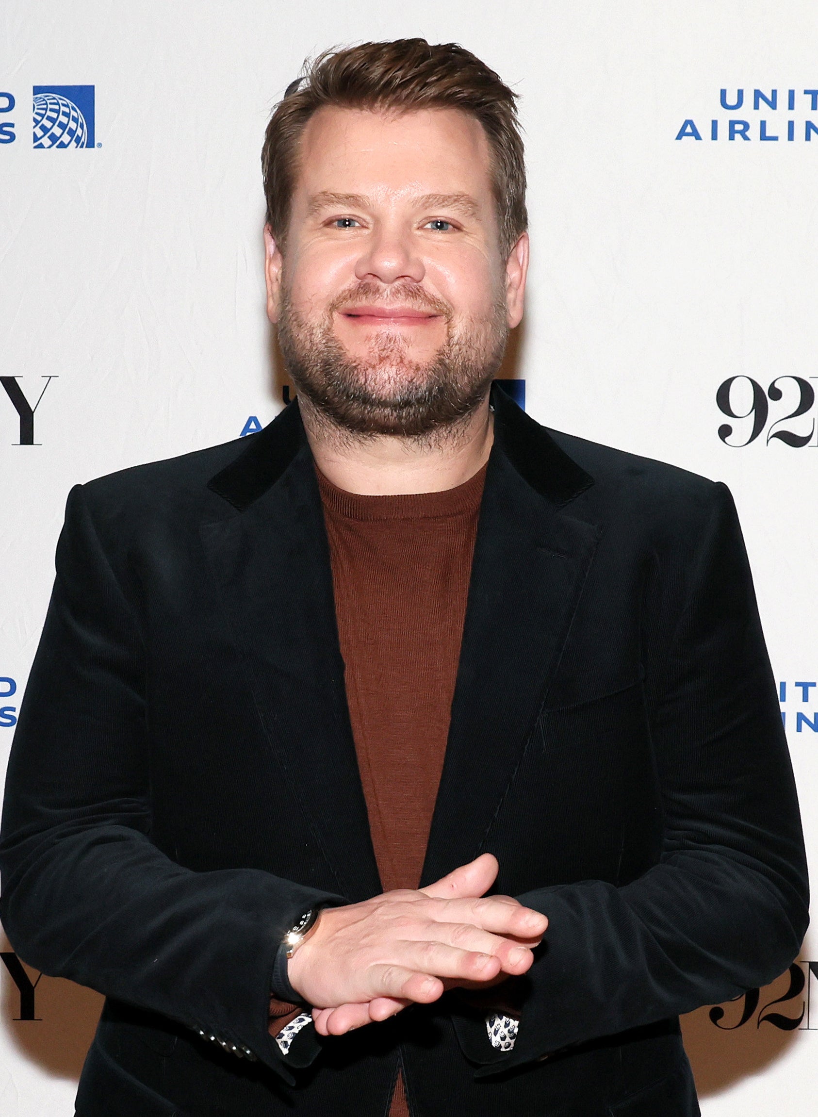 Closeup of James Corden