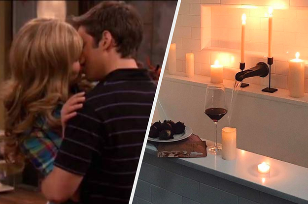 Monopoly board game and a bath tub with candles