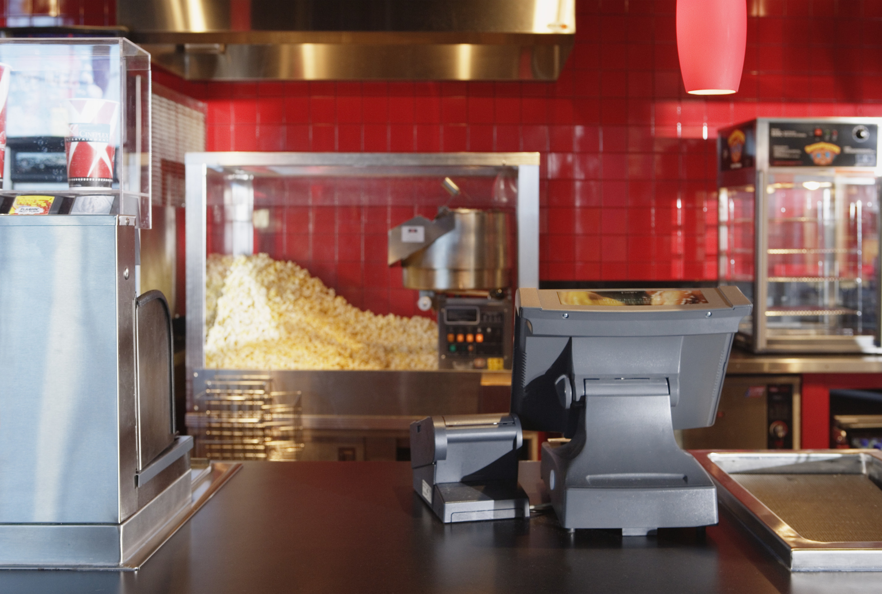 Movie theater concession stand