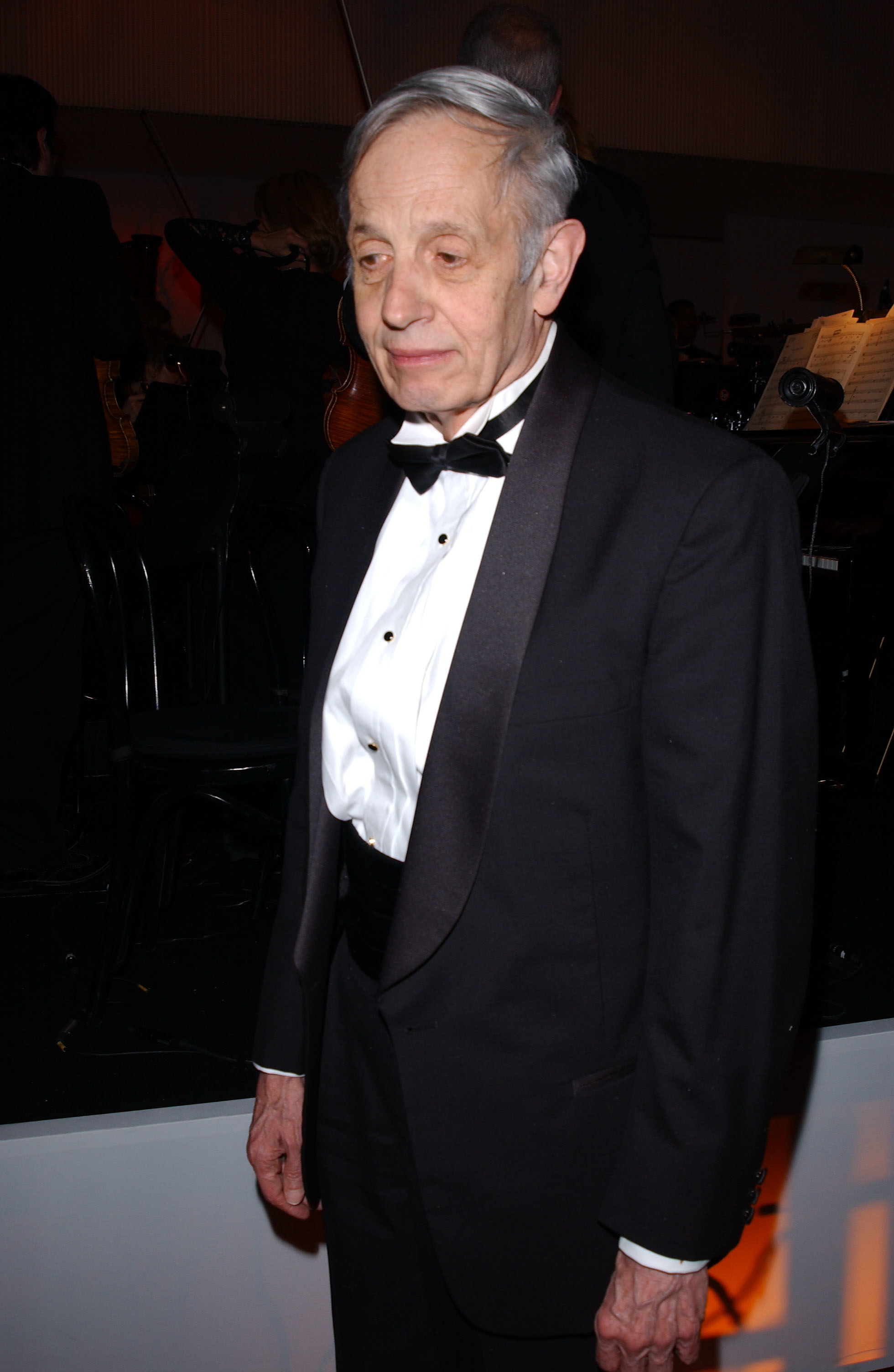 John Nash in a suit and bow tie at the Governors Ball following the 74th Annual Academy Awards at the Kodak Theater in Hollywood
