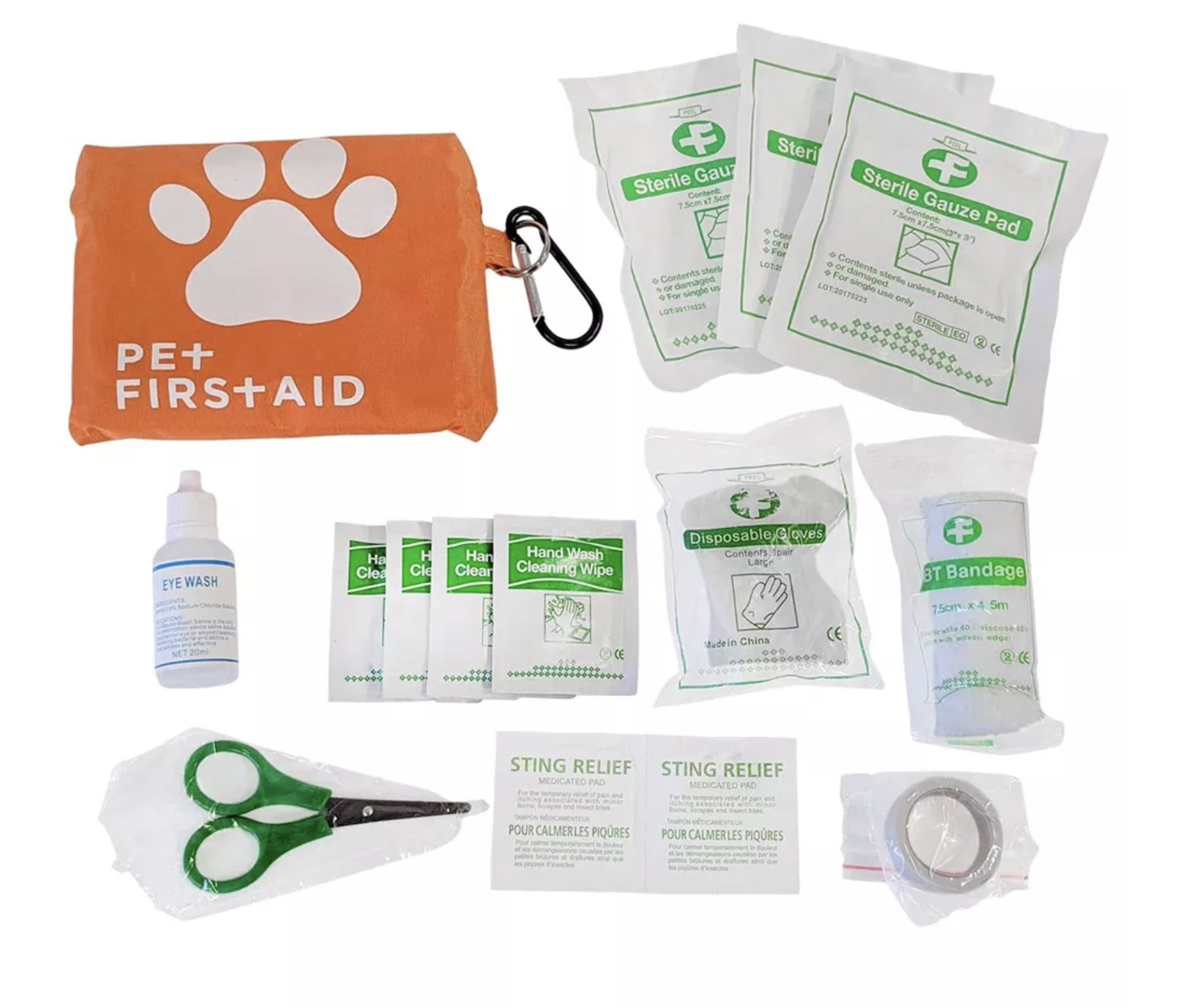 the pet first aid kit
