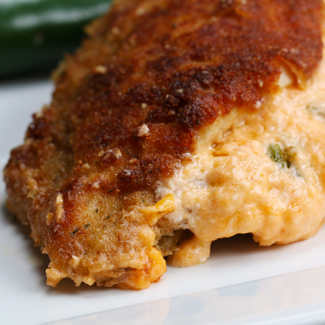 Jalapeño Popper Dip Stuffed Chicken