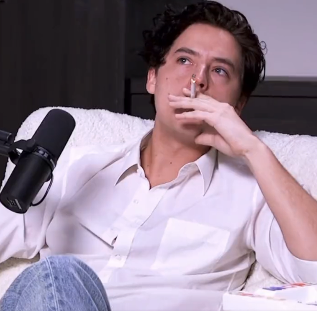 cole sprouse interview cigarette People Are Draggggging For His Cringey Way Of Smoking Inside During An People are cringing at the