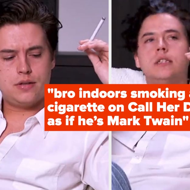cole sprouse cigarette podcast Cole Sprouse Smoking Call Her Daddy Twitter Reactions