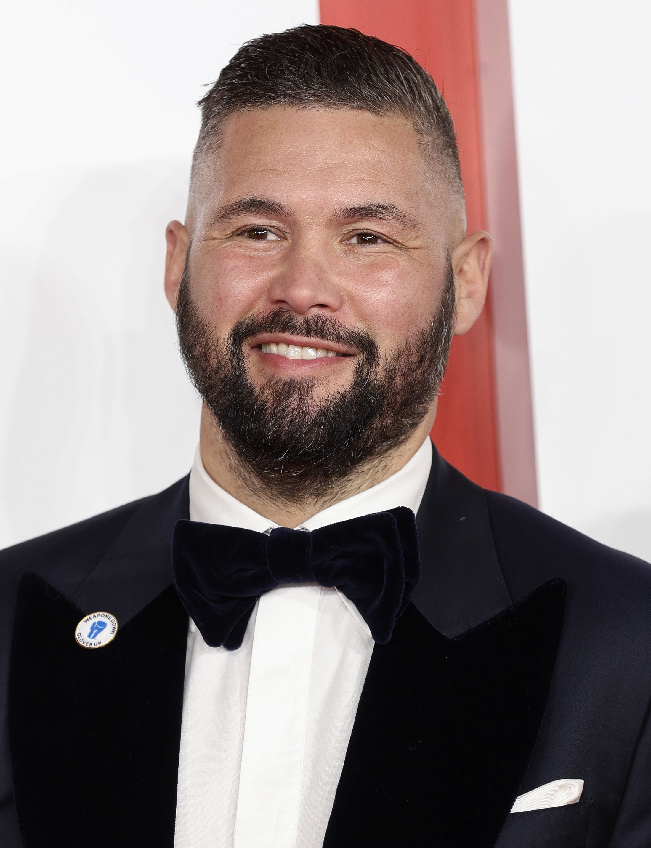 Tony Bellew on the red carpet