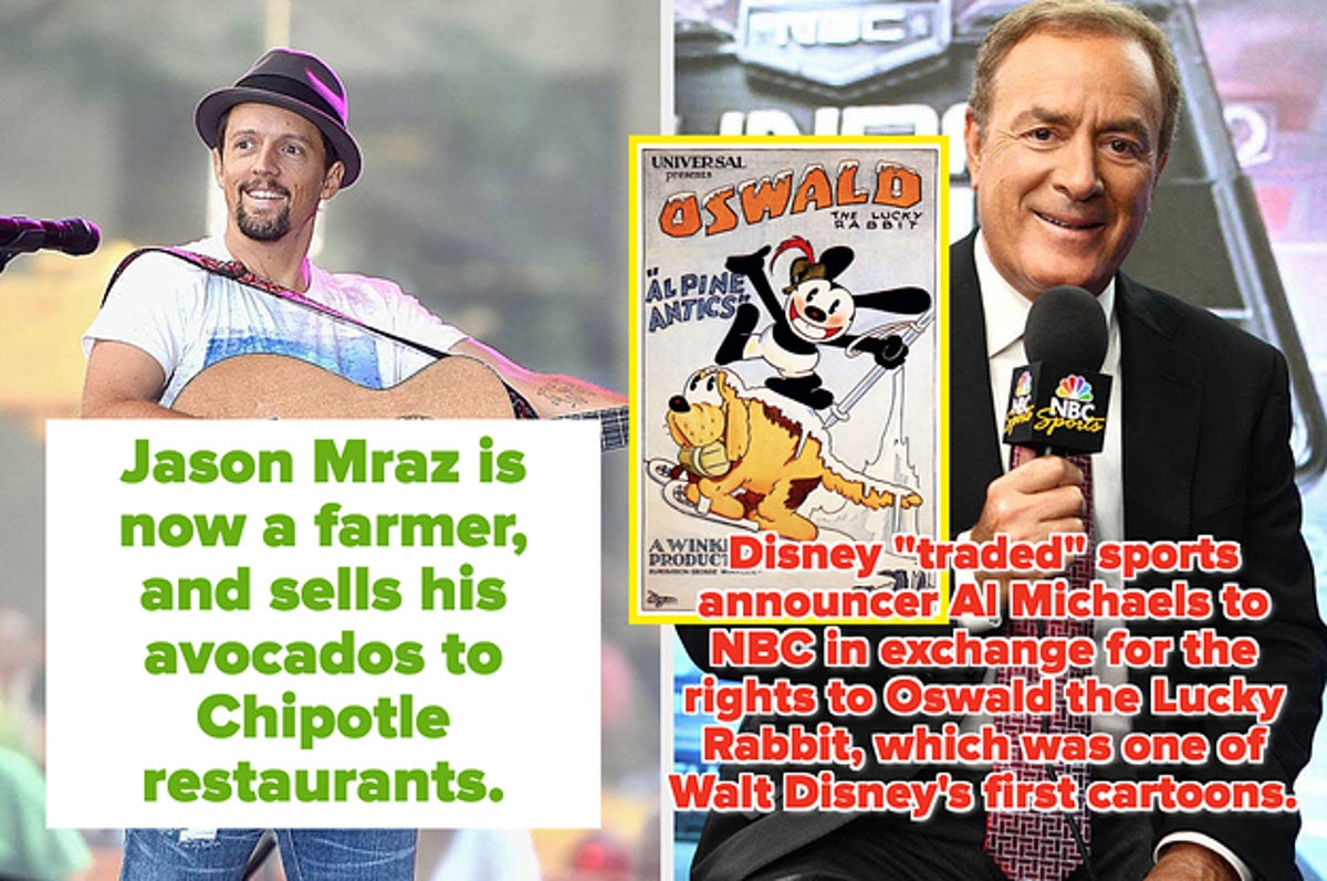 TIL that Disney/ABC traded Al Michaels to NBC for Oswald the Lucky Rabbit :  r/nfl