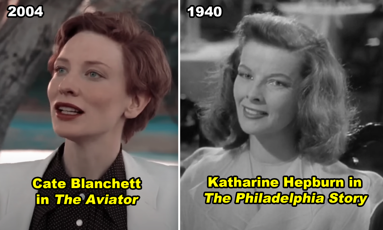 Cate in &quot;The Aviator&quot; next to Kate in &quot;The Philadelphia Story&quot;
