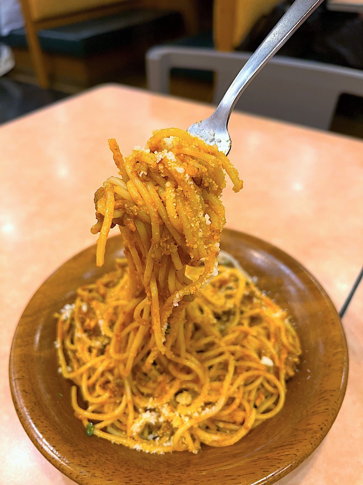 サイゼリヤのおすすめ定番メニュー「ミートソースボロニア風」