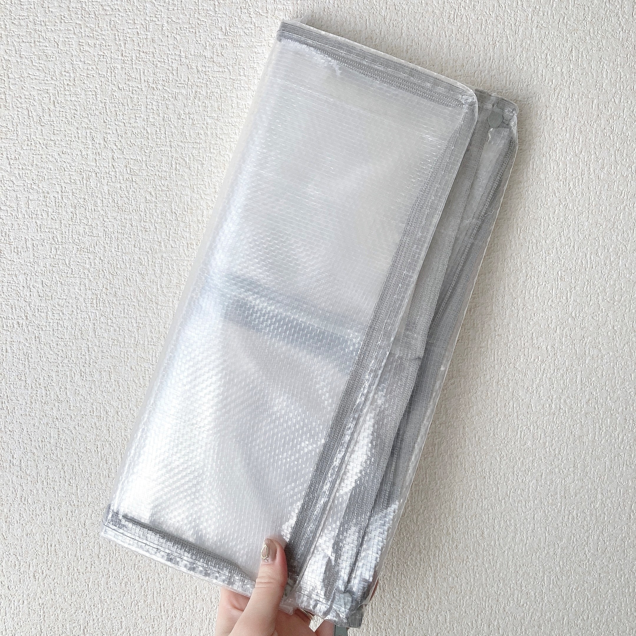 3COINS(スリーコインズ)のオススメの収納グッズ「【クリア収納シリーズ】フタ付きクリアボックス」