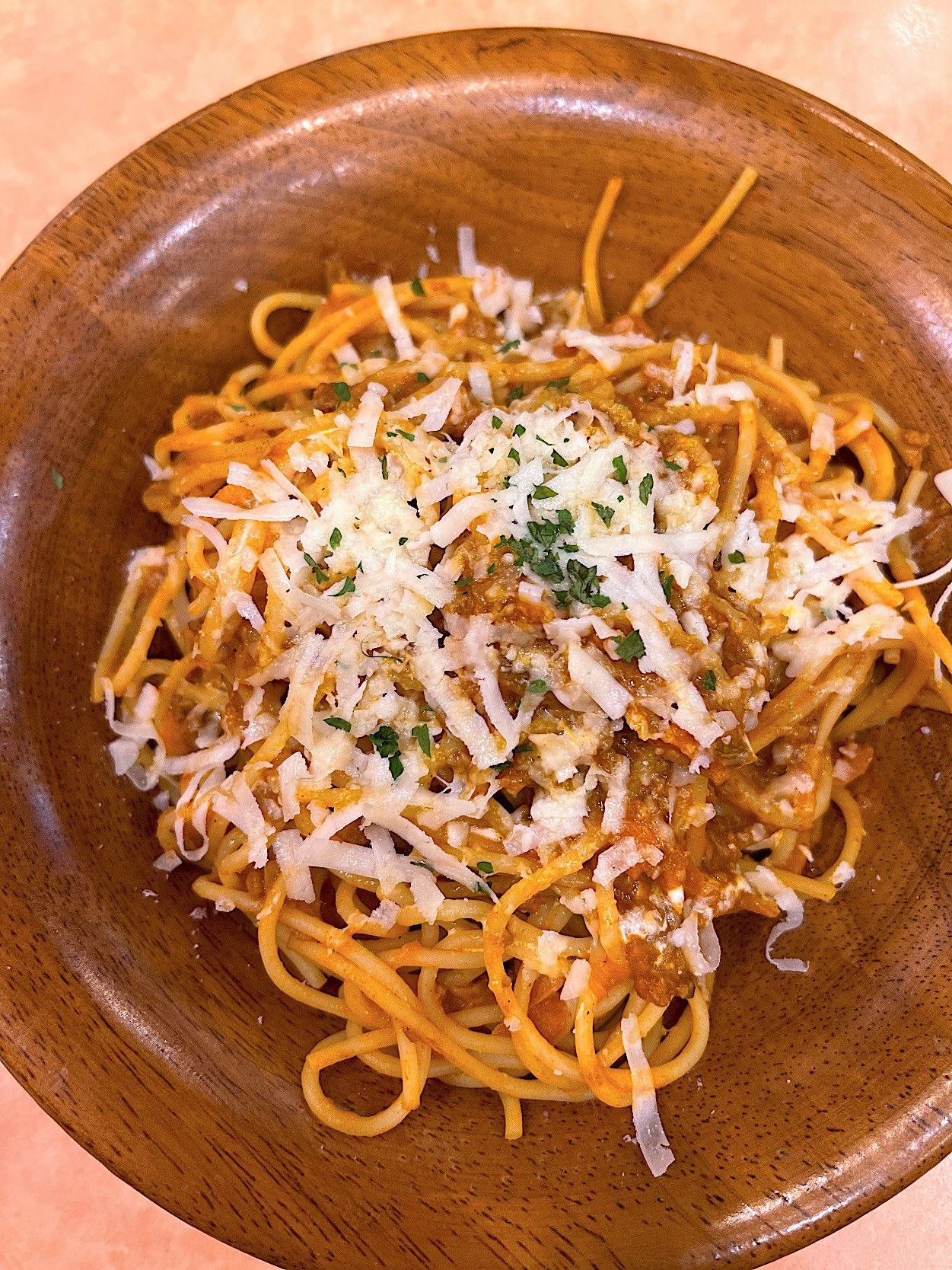 サイゼリヤのおすすめ定番メニュー「ミートソースボロニア風」