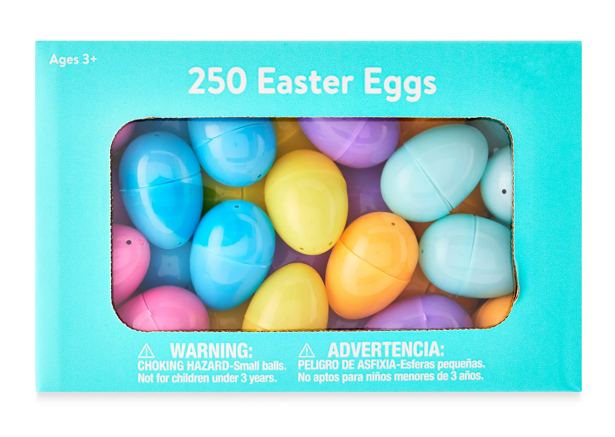 A close up of the eggs in its packaging