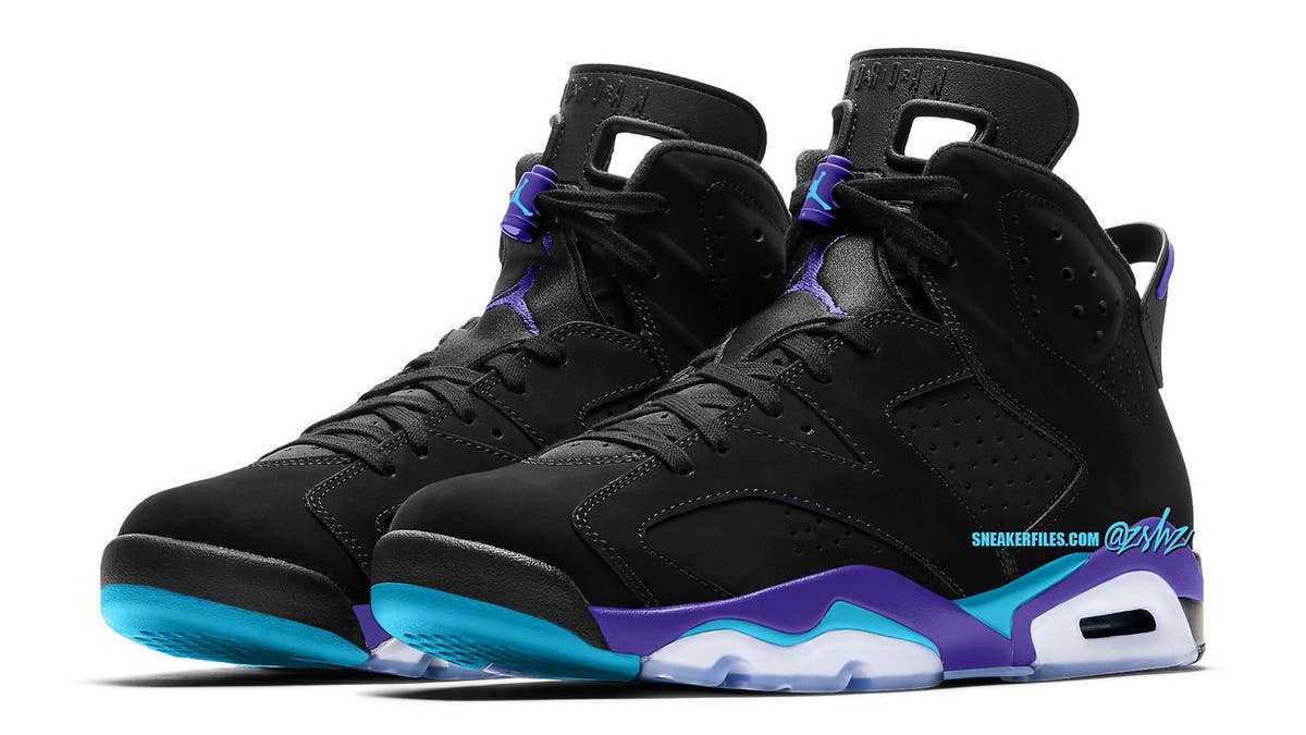 The 'Aqua' Air Jordan 6, inspired by Michael Jordan's All-Star Air Jordan 8 colorway from the 1993 NBA All-Star Game, will make its retail debut this year.