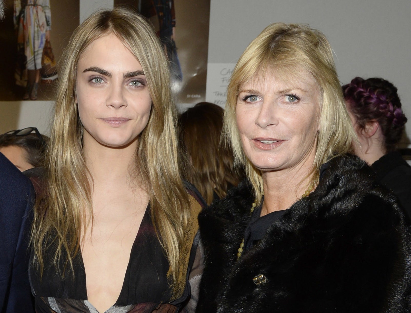 A close-up of Cara and her mom