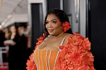 Lizzo attends the 65th GRAMMY Awards on February 05, 2023