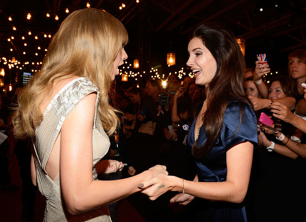 Taylor Swift meeting Lana Del Rey