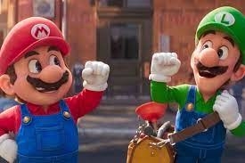 Mario and Luigi fist bumping
