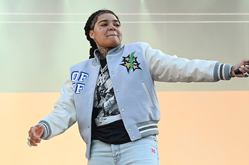 Young M.A. performs during Rolling Loud NY at Citi Field