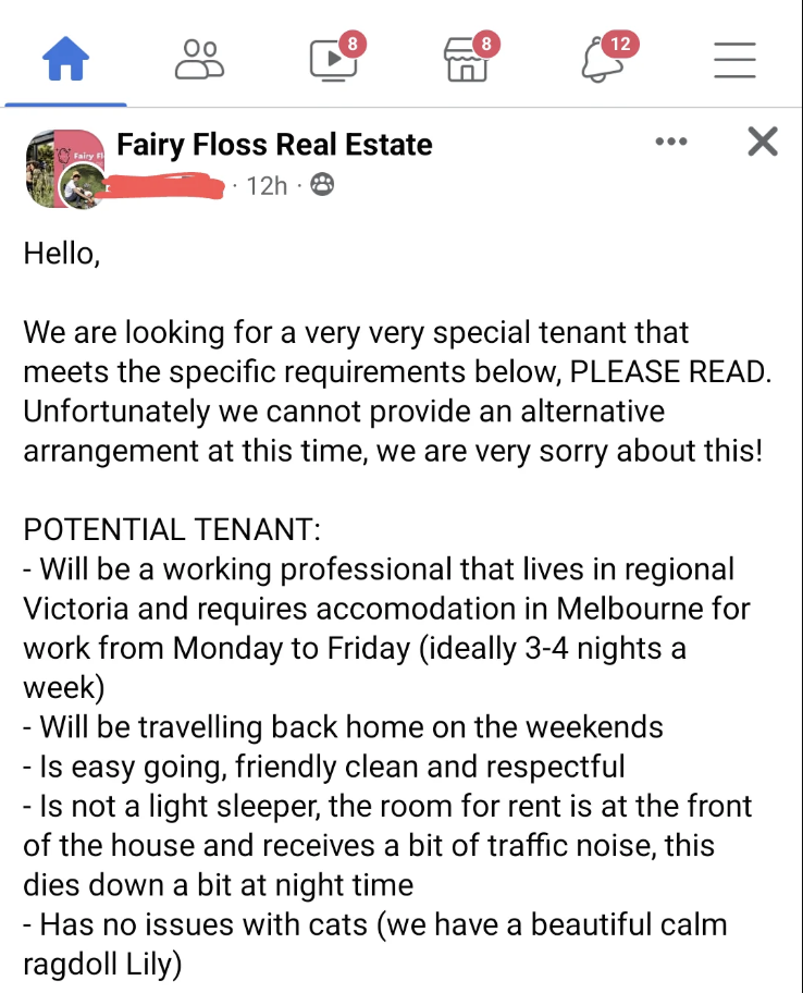 An Airbnb host&#x27;s requirements