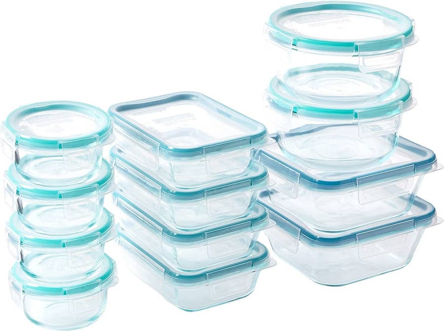 Buy Fullstar (12 Pack) Food Storage Containers with Lids - Black Plastic Food  Containers with Lids - Plastic Containers with Lids - Airtight Leak Proof  Easy Snap Lock and BPA-Free Plastic Container