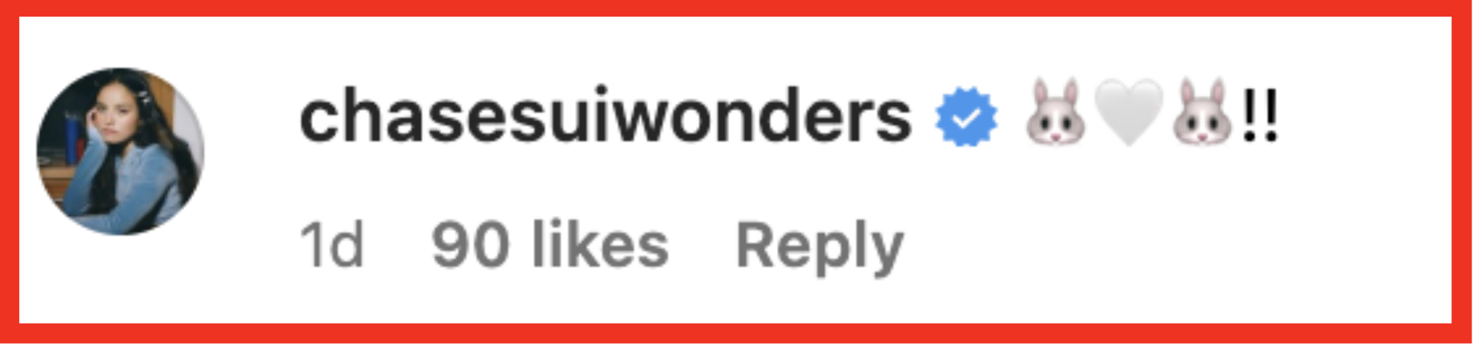 Two bunny emojis with a white heart emoji in the middle