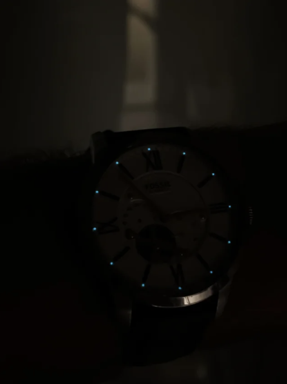 A watch in the dark